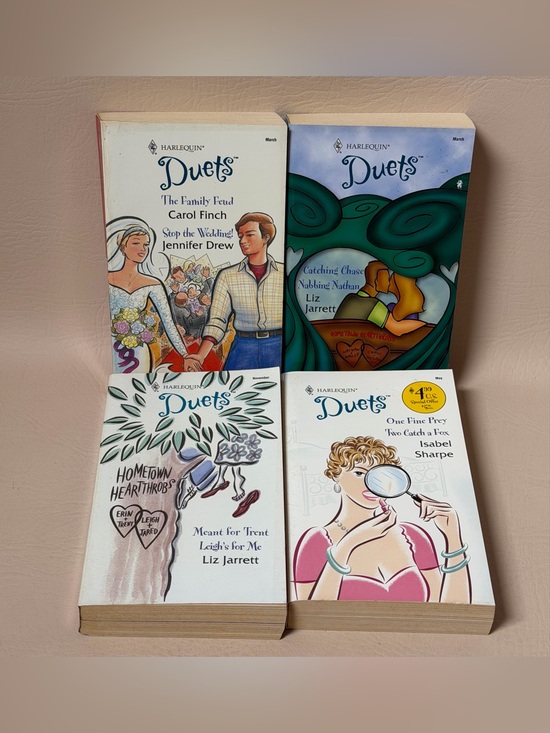 Other - Harlequin Duets Romance Paperback Set of (4) Books